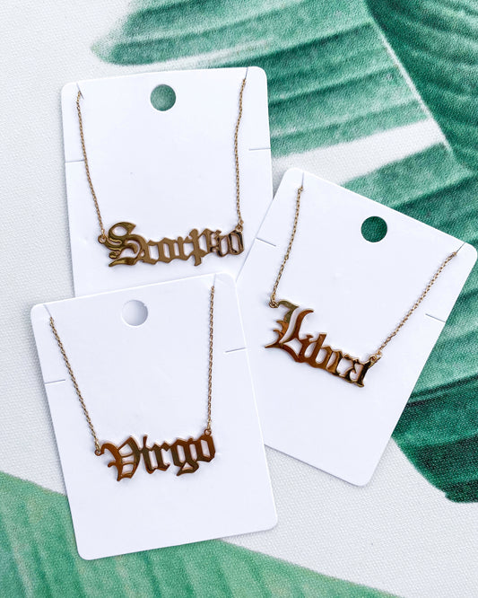 Zodiac Necklace