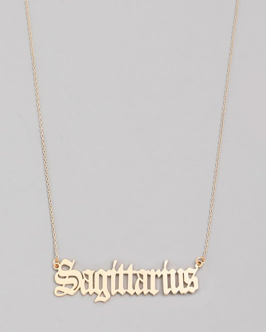 Zodiac Necklace